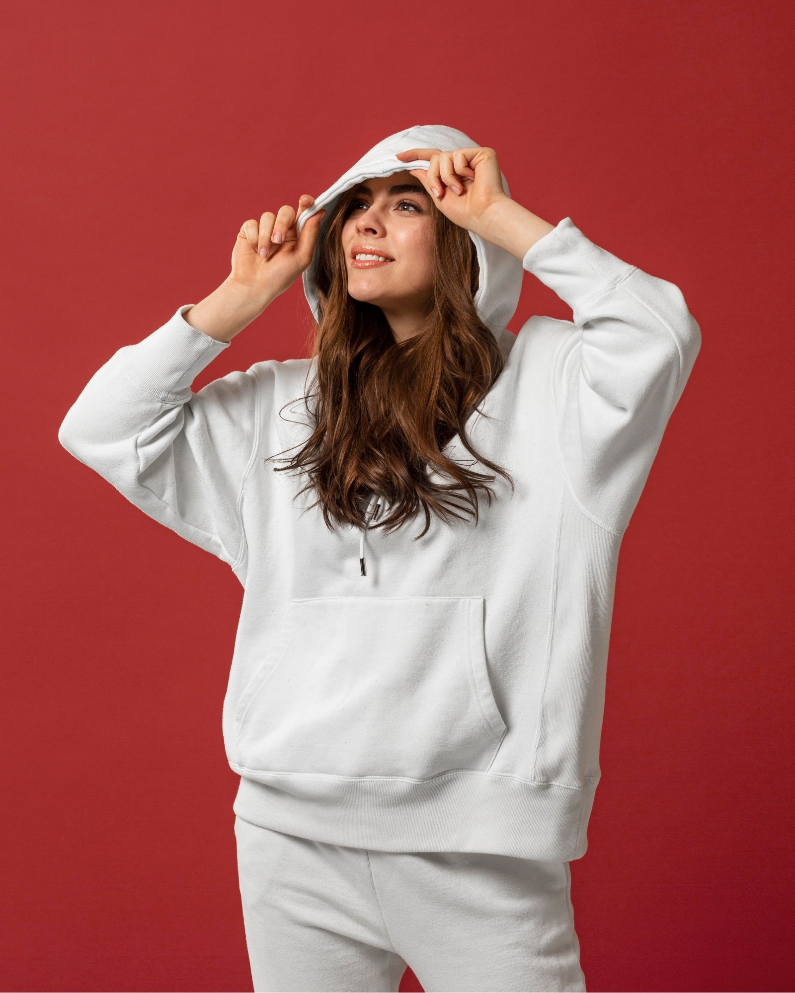 female white hoody