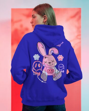 Women Pawsitively Printed Cotton Fleece Hoodie