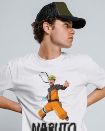 Naruto Down Anime Print Unisex T-shirt