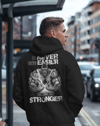 Legendary Gym Printed Cotton Fleece Hoodie