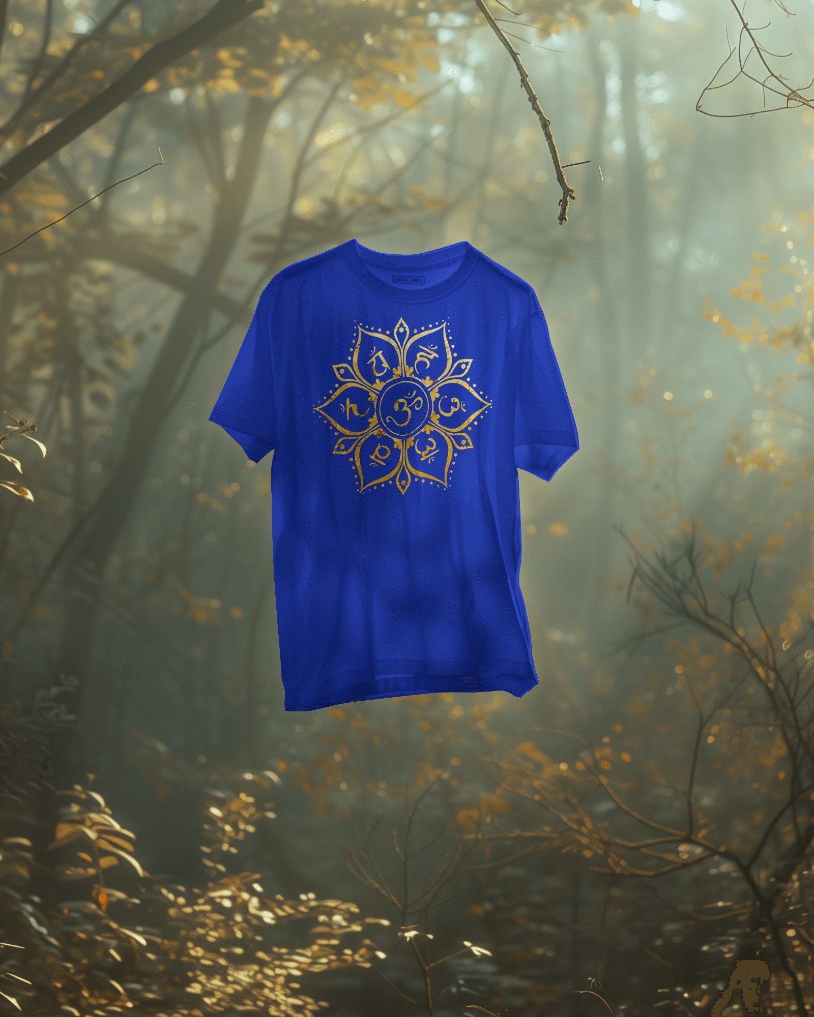 golden Om blue full