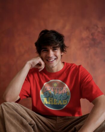 Attri Better Days Ahead Print T-shirt