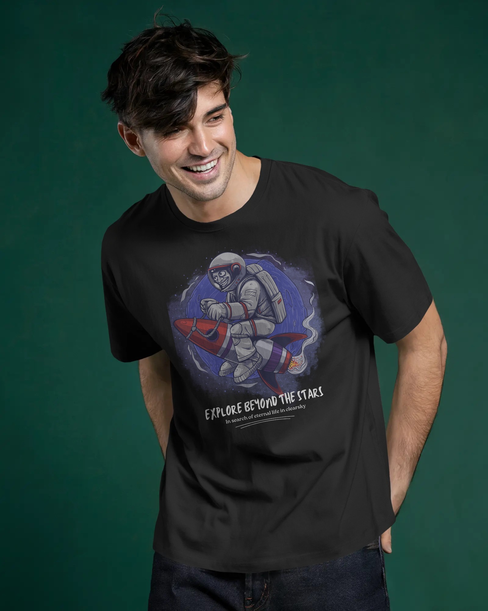man beyond stars front black