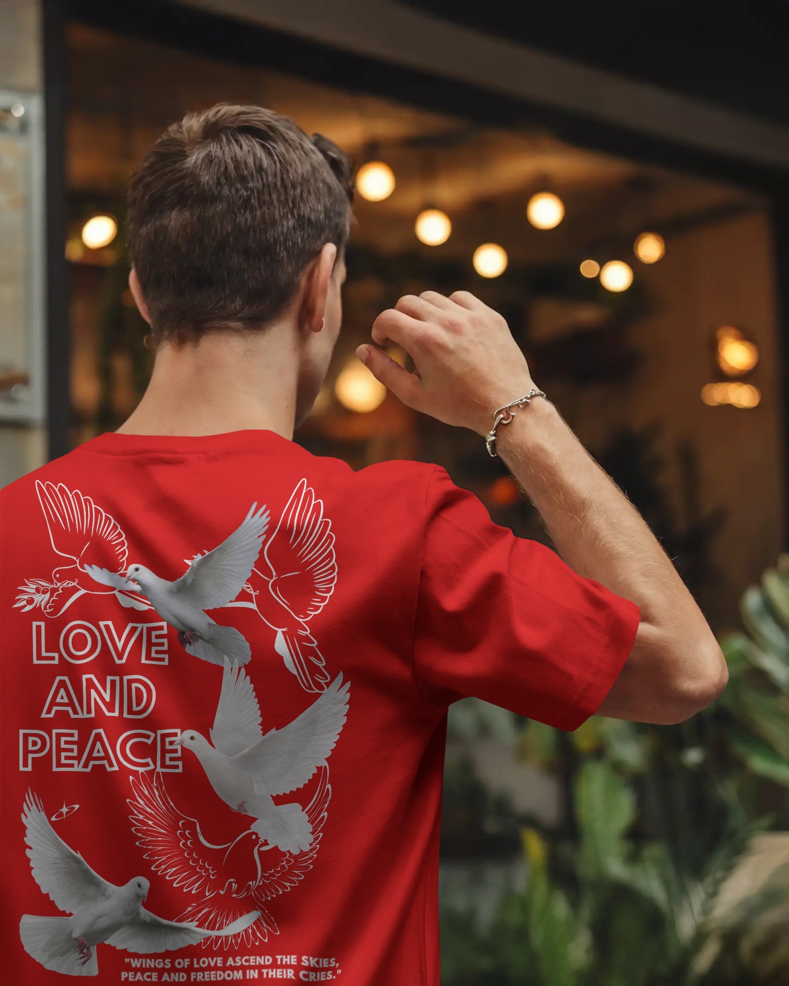 red love peace back 1